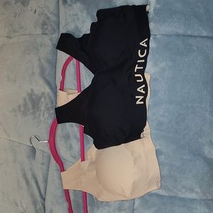 NWOT Nautica Lounge Bras Medium Set of 2